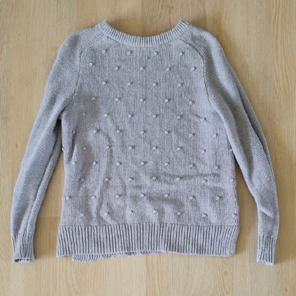 Old Navy Light Gray Textured Women's Sweater